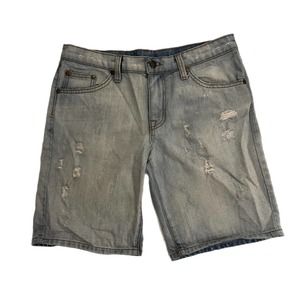 Era of Chaos Denim Shorts, 2000s Y2K 31 waist